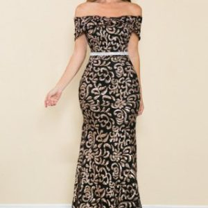 Windsor Embellished Rhinestone-Belted Sheath Dress