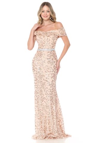 Windsor Embellished Rhinestone-Belted Sheath Dress - Image 6