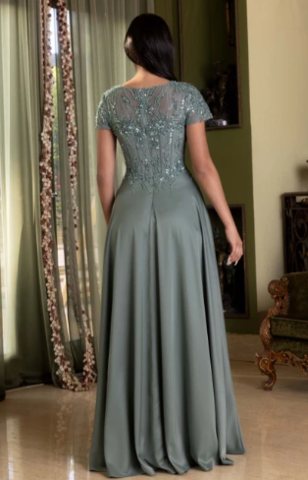 The Serena Satin Formal Dress - Image 2