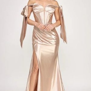 The Vivienne Ribbon-Strap Corset Gown